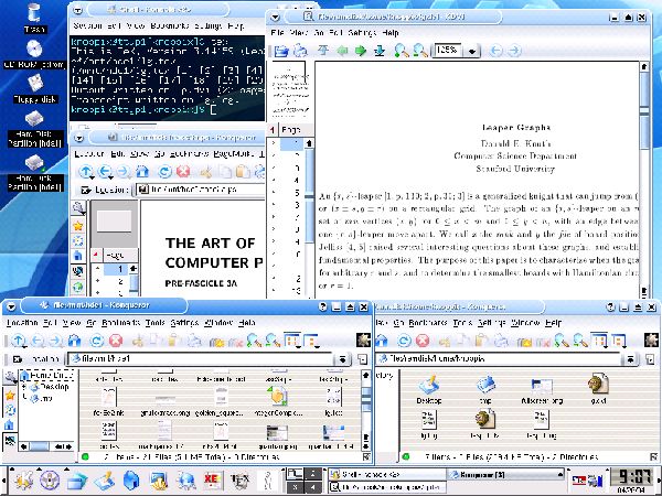 TeX demo in Quantian